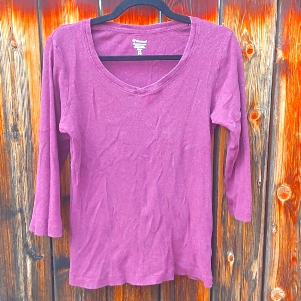 Purple 3/4 sleeve top